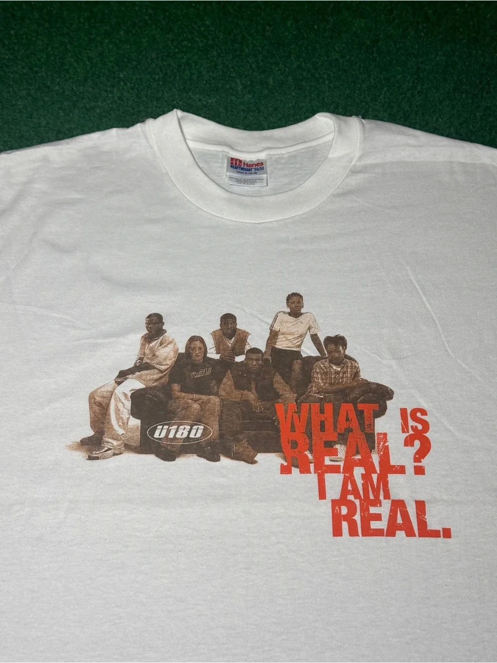 U180 What Is Real? Philosophy T Shirt Vintage 90s Y2K Am I Real? XL Shirt